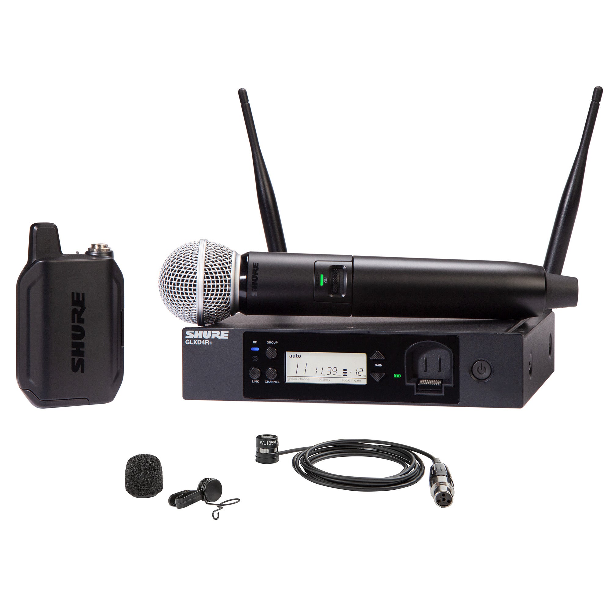 Shure GLXD124RPL/85M/SM58-Z3 Combo Wireless System