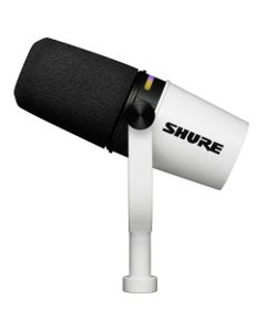 Shure MV7W Podcast Hybrid USB-C And XLR Dynamic Microphone White