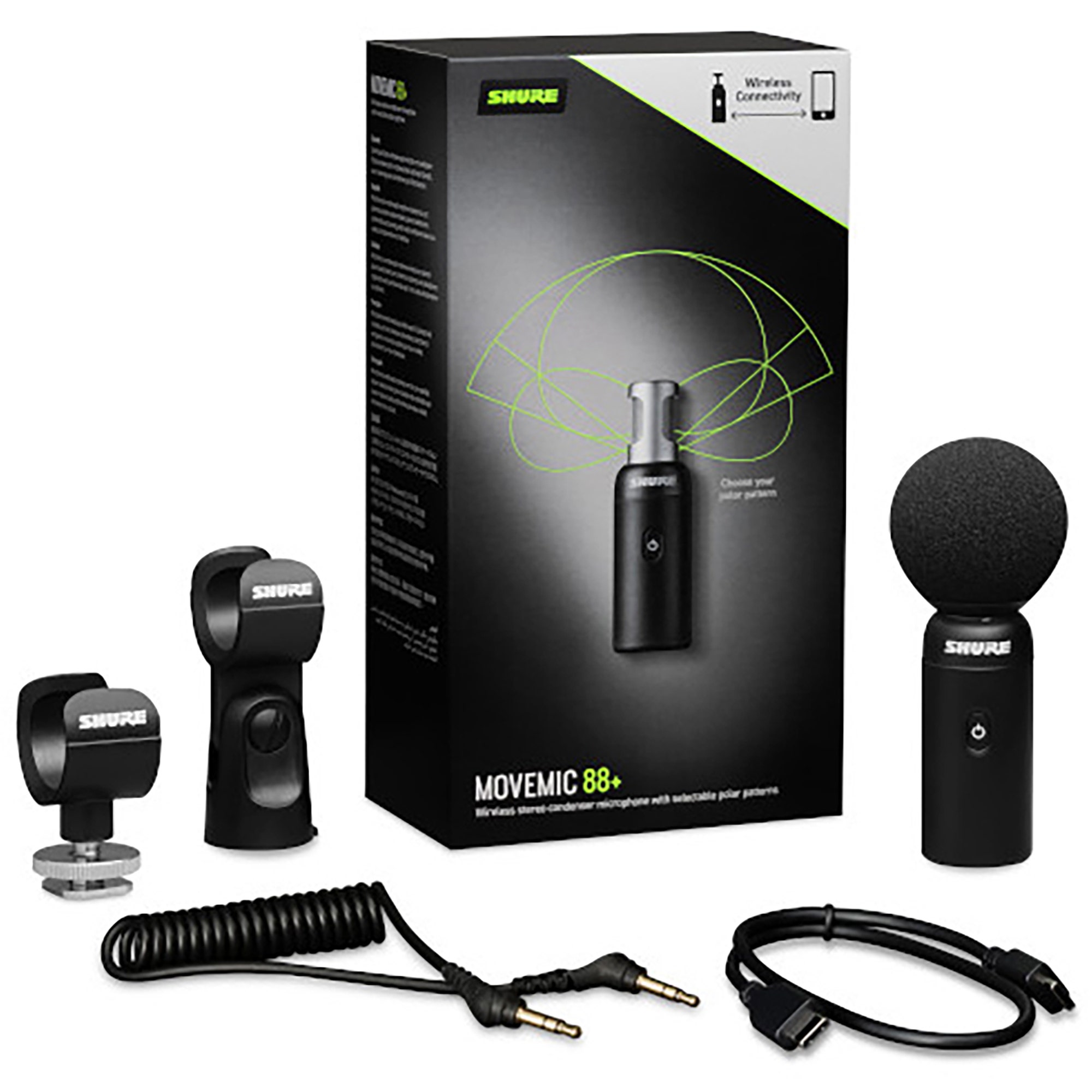 Shure MoveMic 88 Plus WZ7 Wireless Stereo Microphone