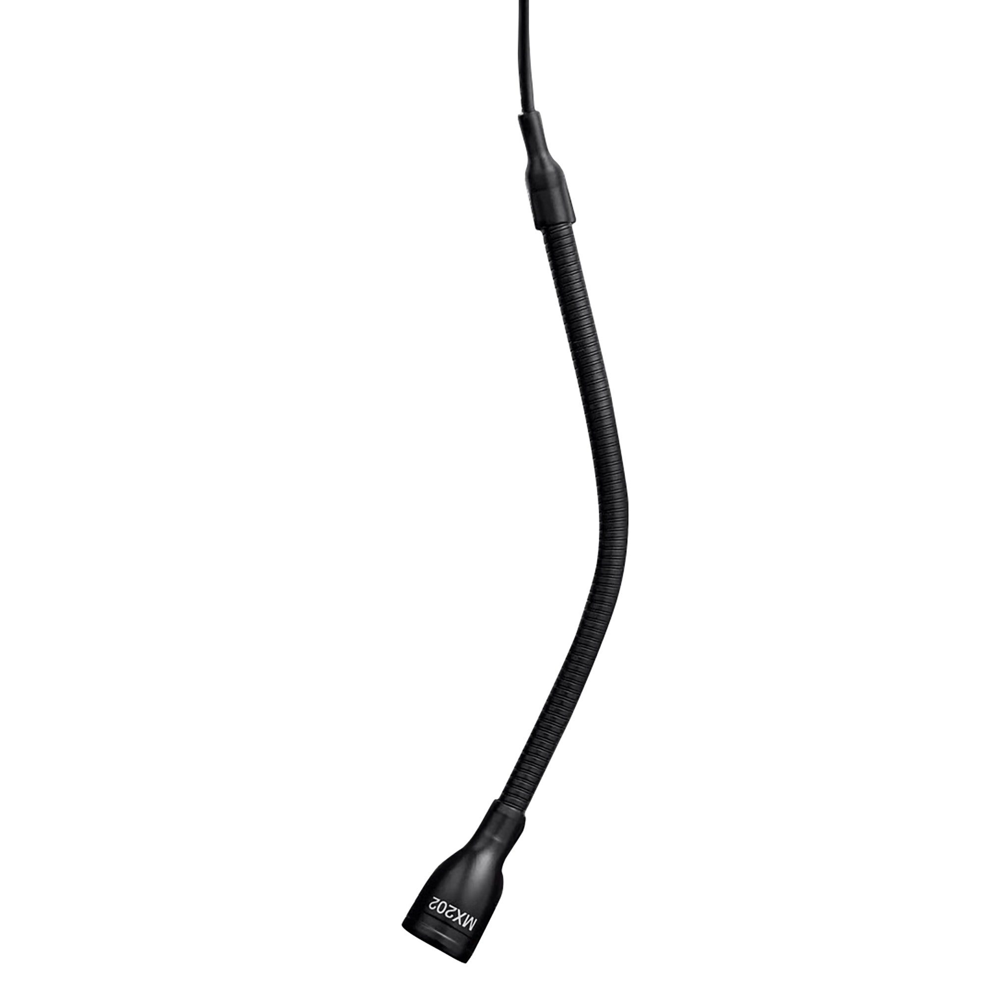 Shure MX202B/N No Cartridge Black Mini Condenser