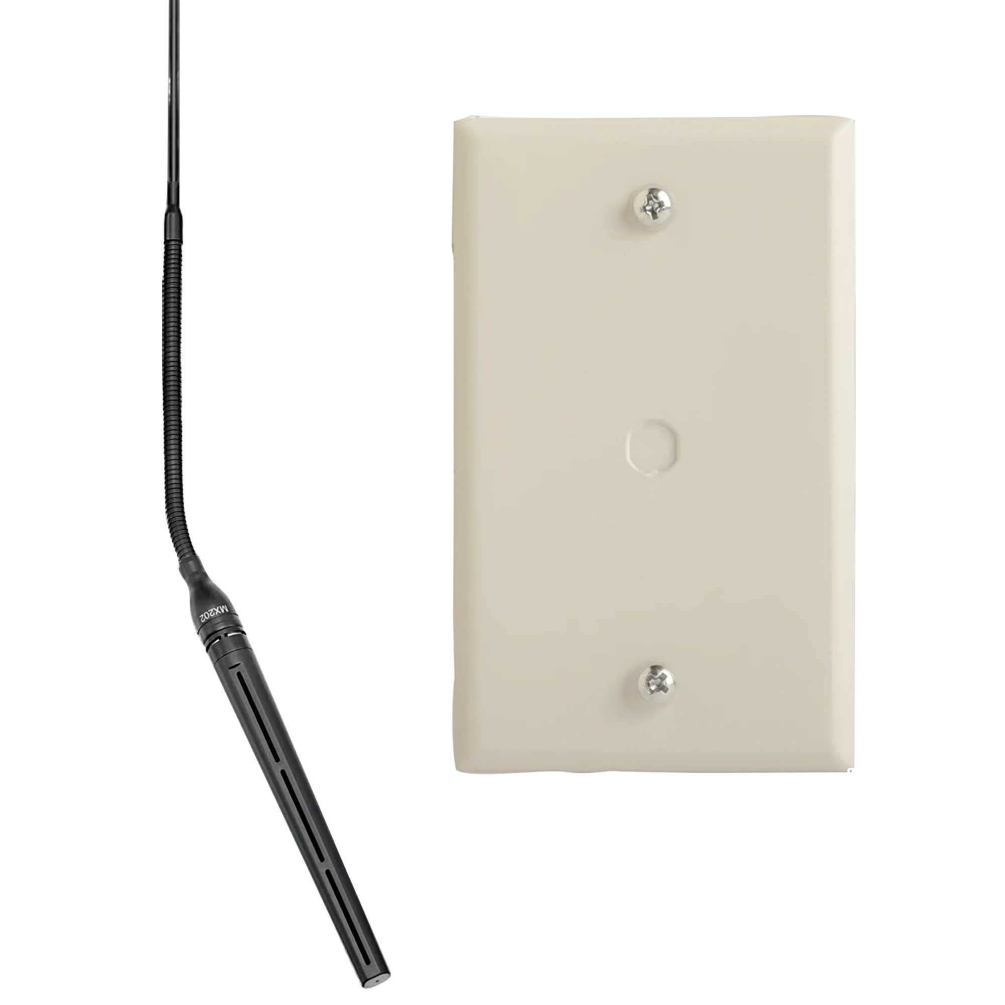 Shure MX202BP/MS Black Mini-Condenser Mini Shotgun