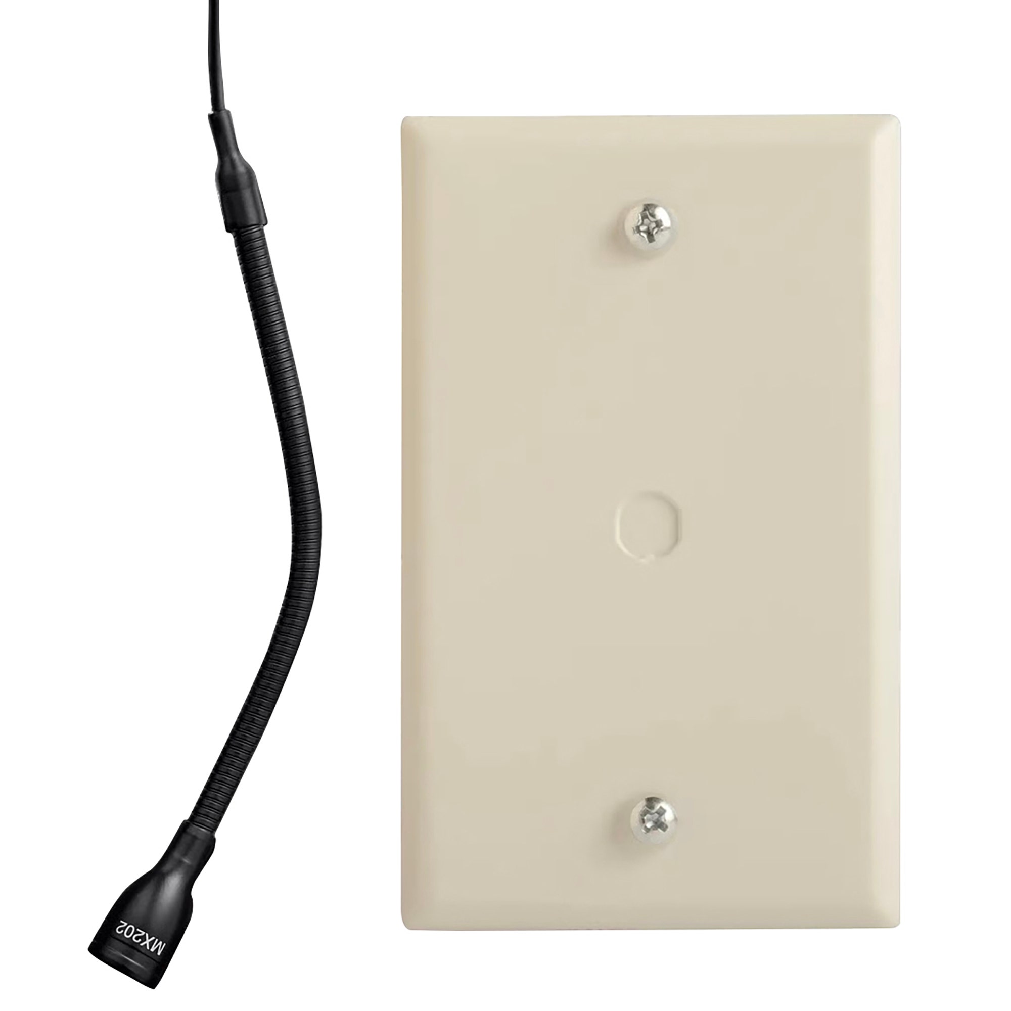 Shure MX202BP/N No Cartridge Black Mini Condenser