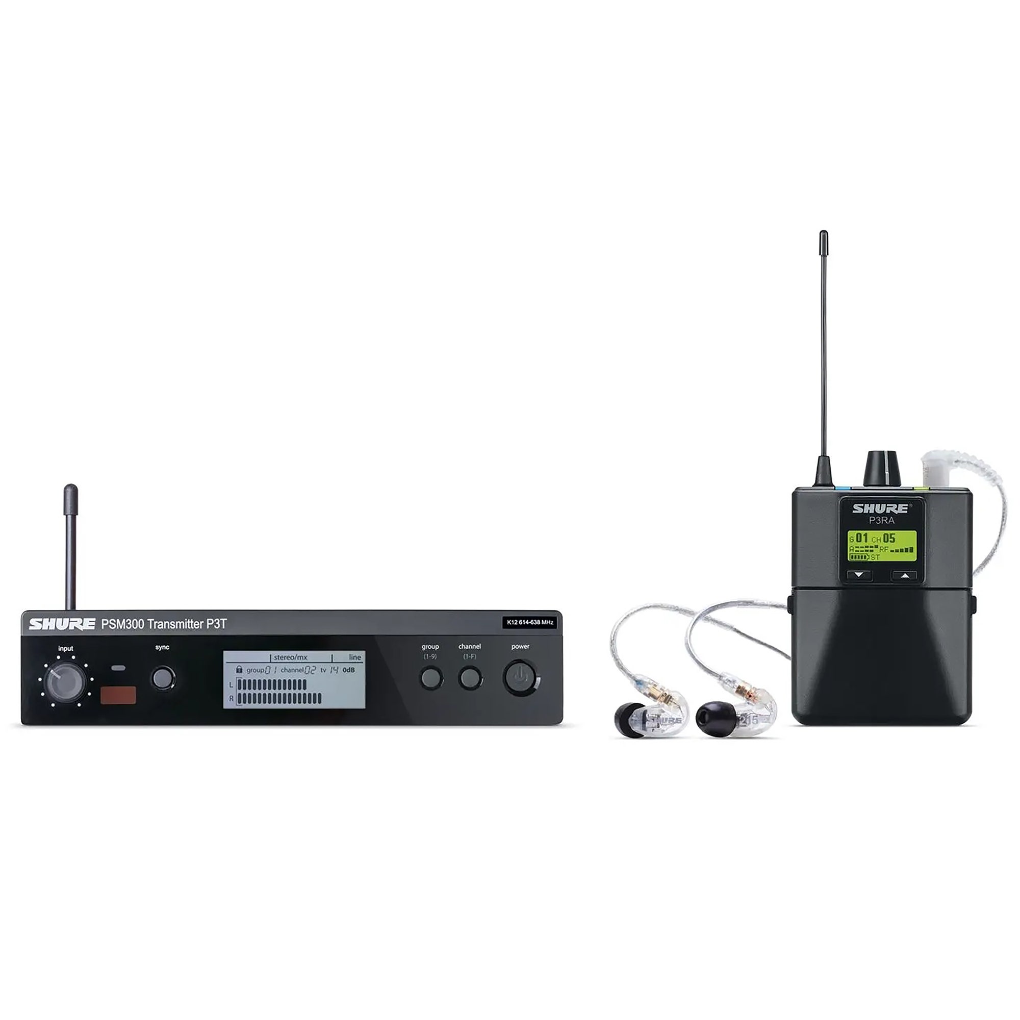 Shure P3TRA215CL PSM300 Wireless In Ear Monitor System