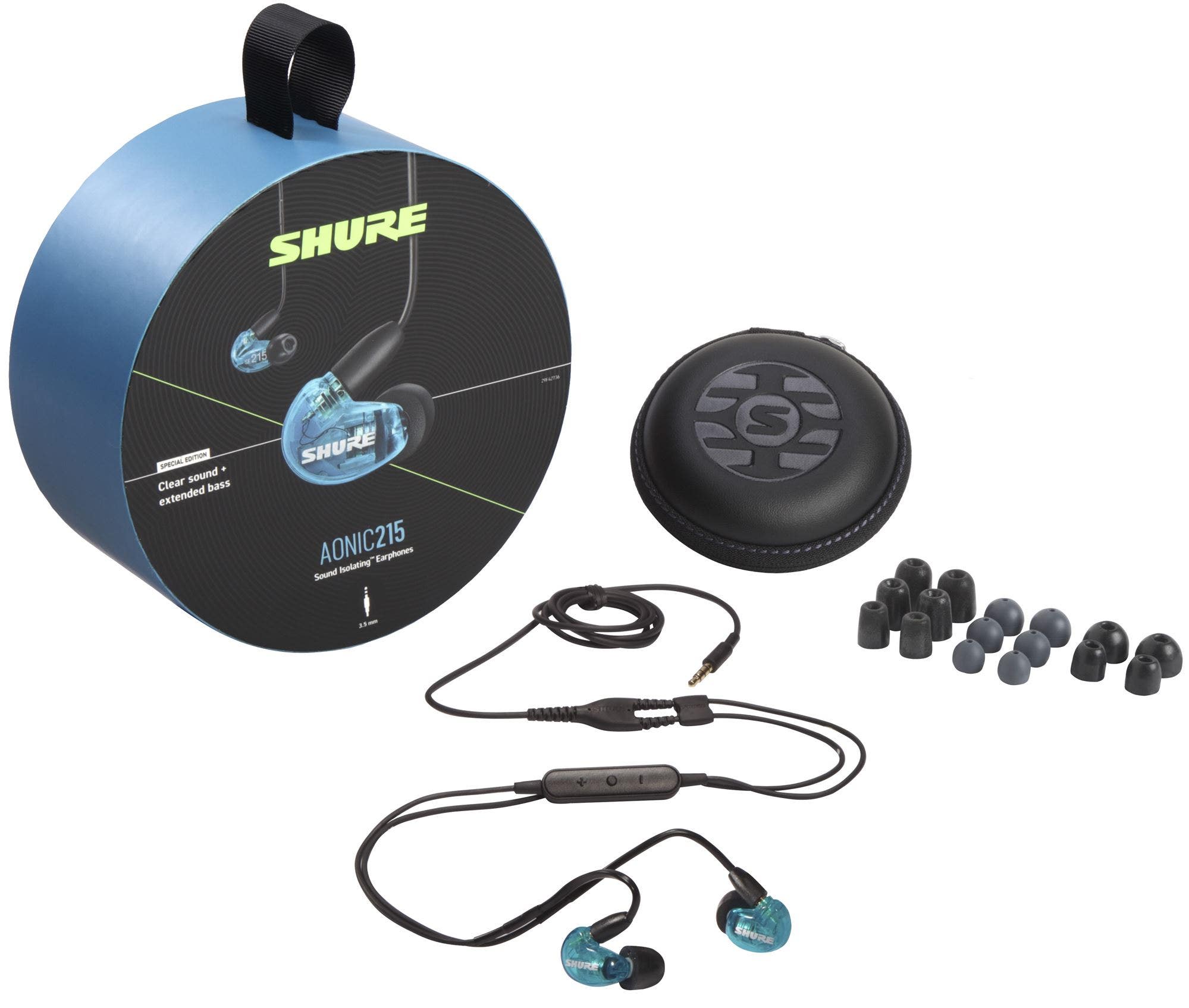 Shure SE215DYBLUNI SE215 Earphone With RMCE-UNI Blue