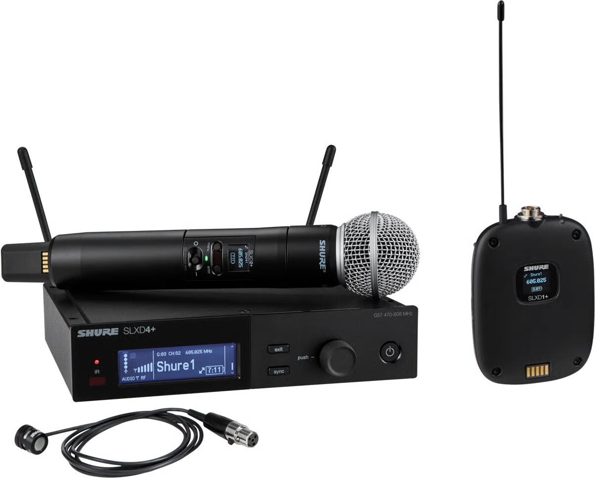 Shure SLXD124PL/85MG57 Combo Wireless Mic System