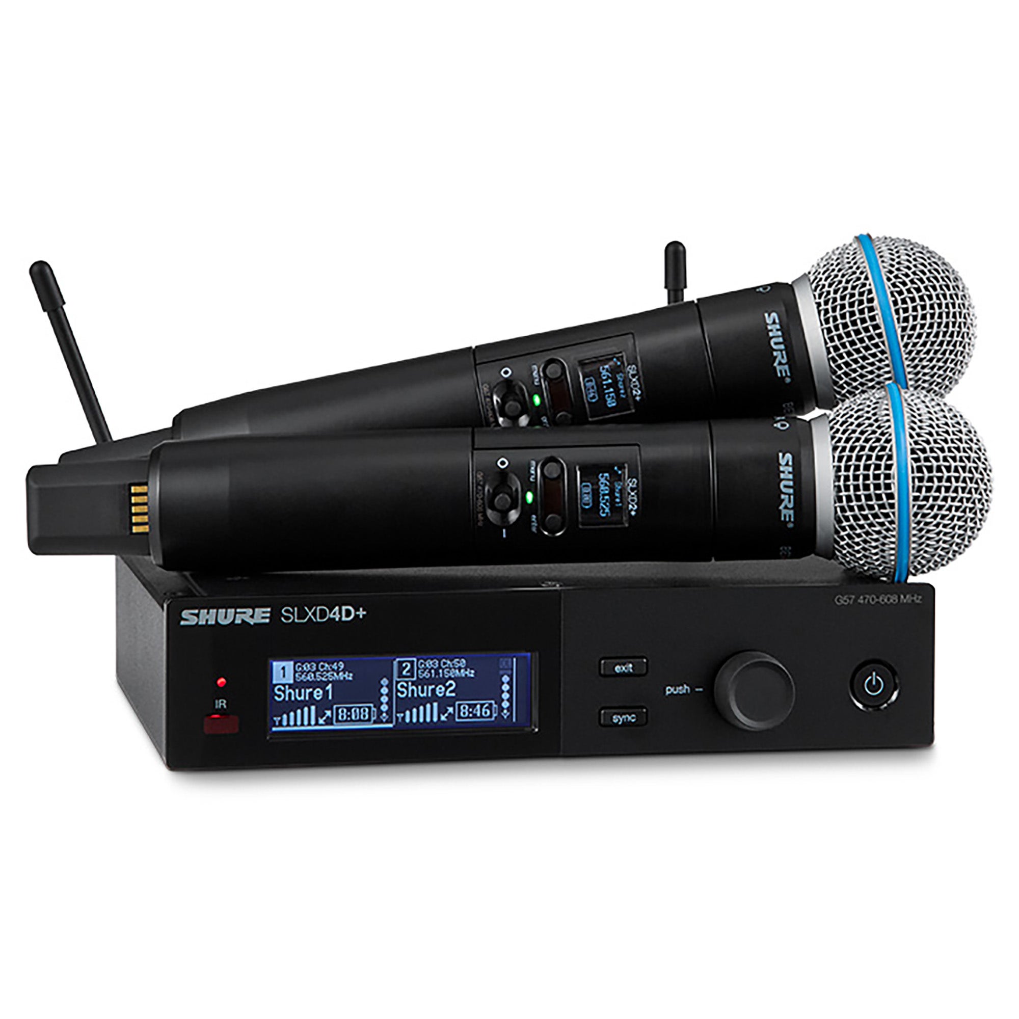 Shure SLXD24DPB58G57 Dual Beta58 Wireless System