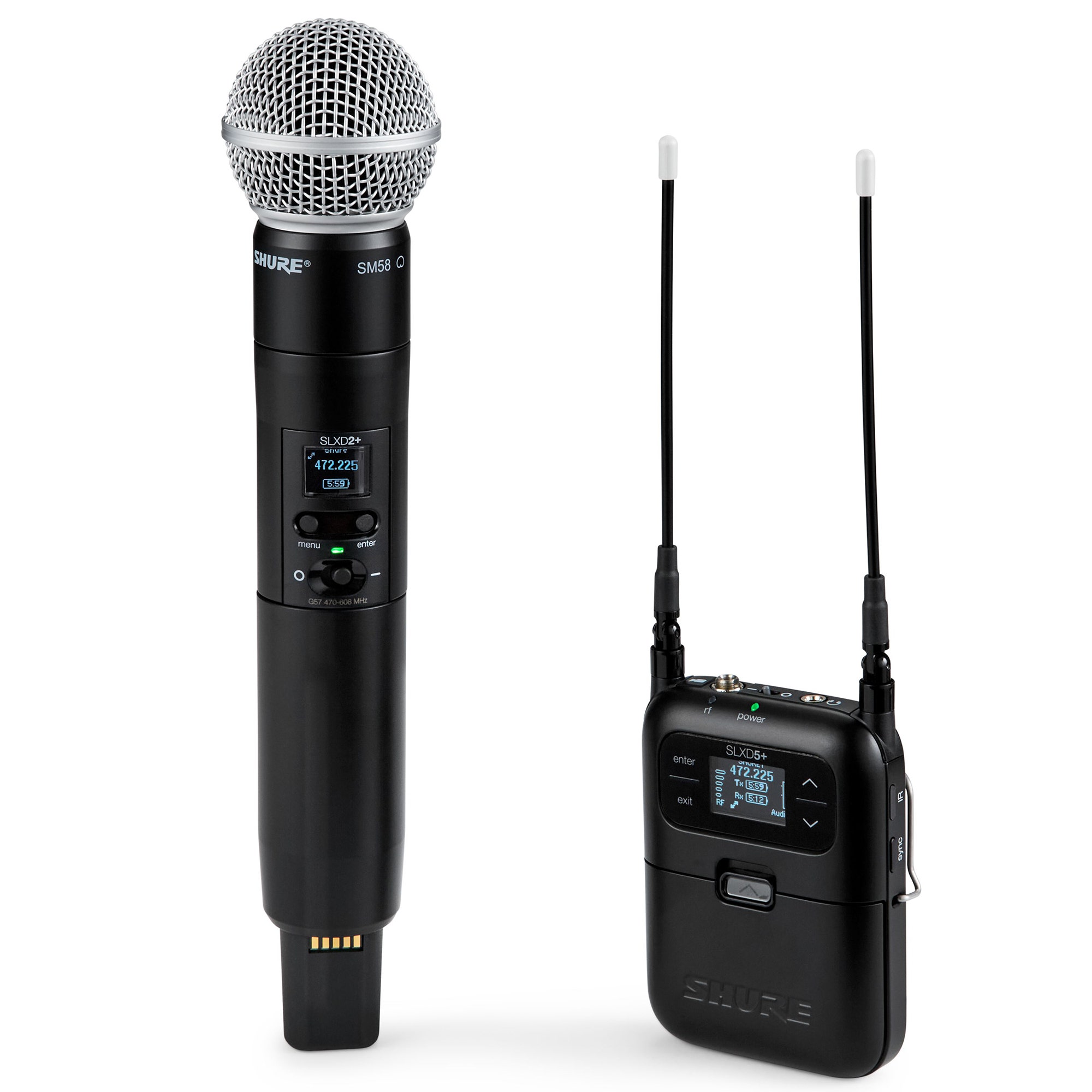 Shure SLXD25P58-G57 Portable Digital Wireless Handheld