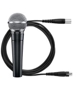 Shure SM58 Cardioid Dynamic Microphone with 25' XLR to XLR Cable