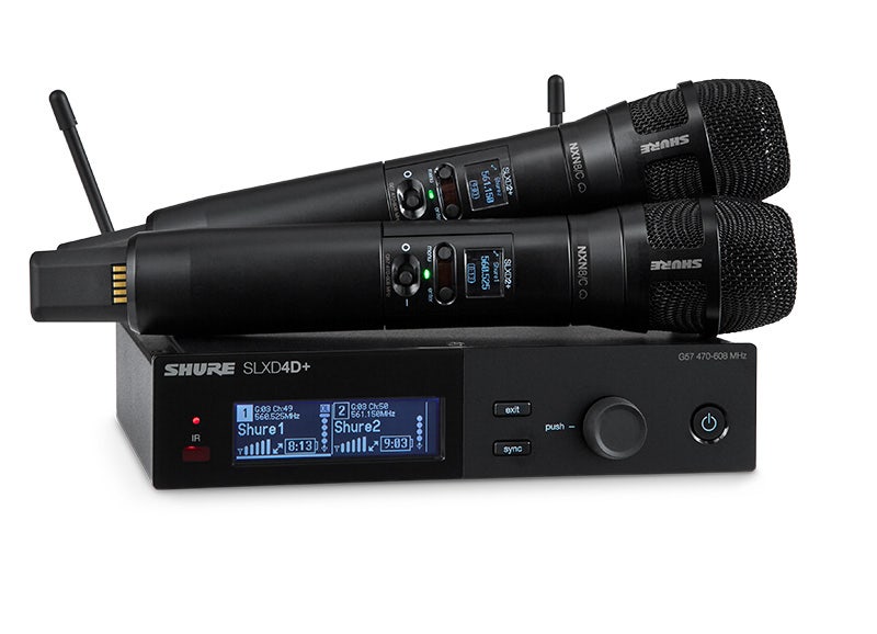 Shure SLXD24DPN8CBG57 Dual Handheld Wireless System