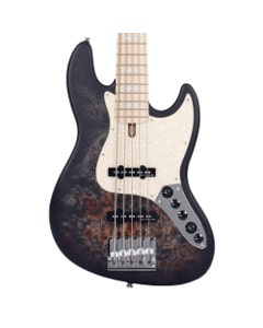 Sire Marcus Miller V7 Swamp Ash Reissue 5-String Bass Guitar, Trans Black