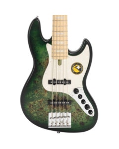 Sire Marcus Miller V7 Swamp Ash Reissue 5 String Bass, Trans Green