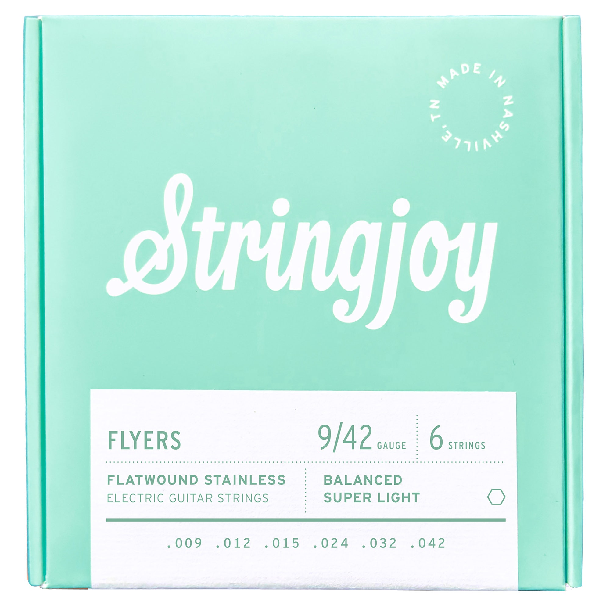 Stringjoy SJ-FR Flatwound Electric Guitar String Set