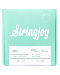 Stringjoy SJ-FR Flatwound Electric Guitar String Set
