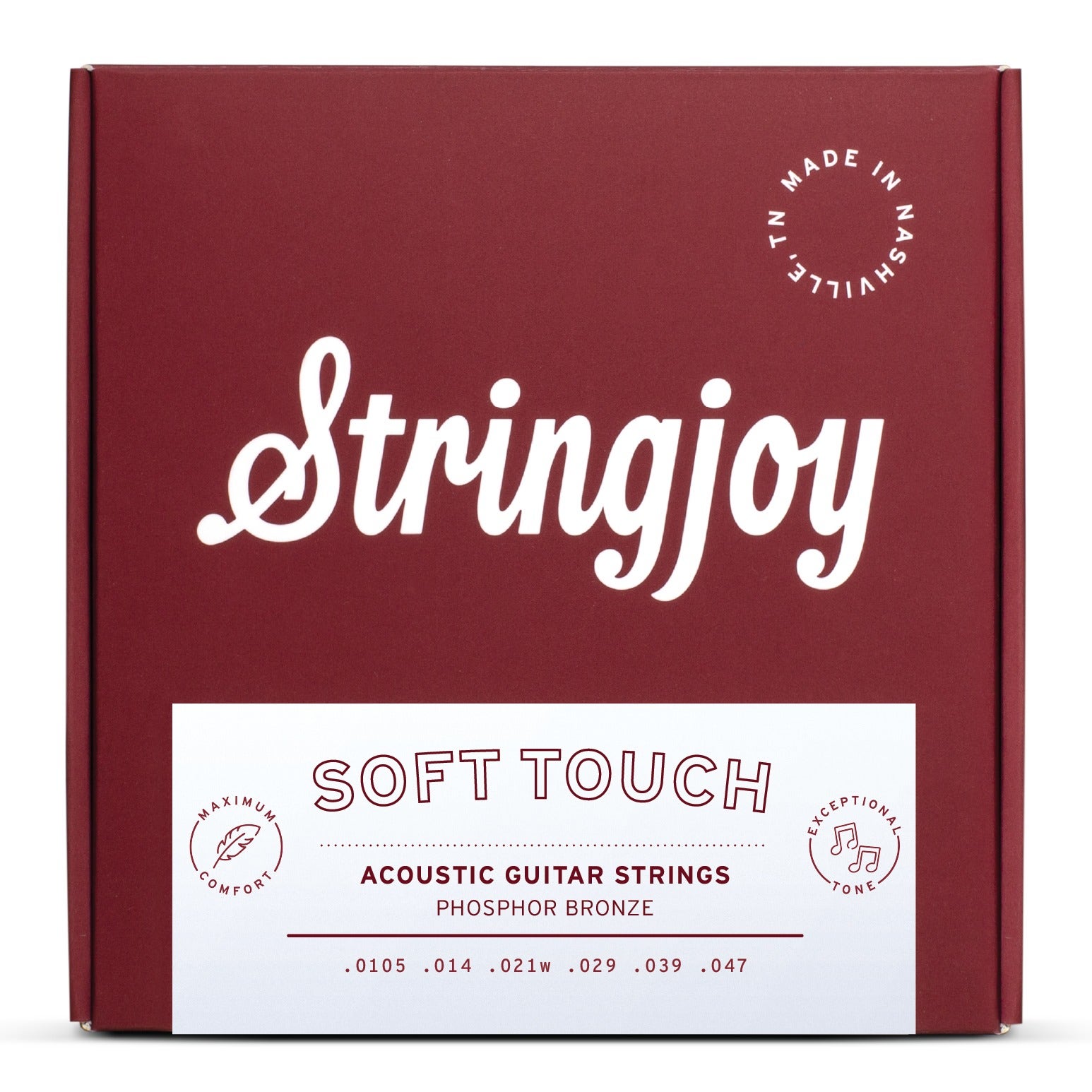 Stringjoy Naturals Soft Touch Phosphor Bronze Acoustic String Set