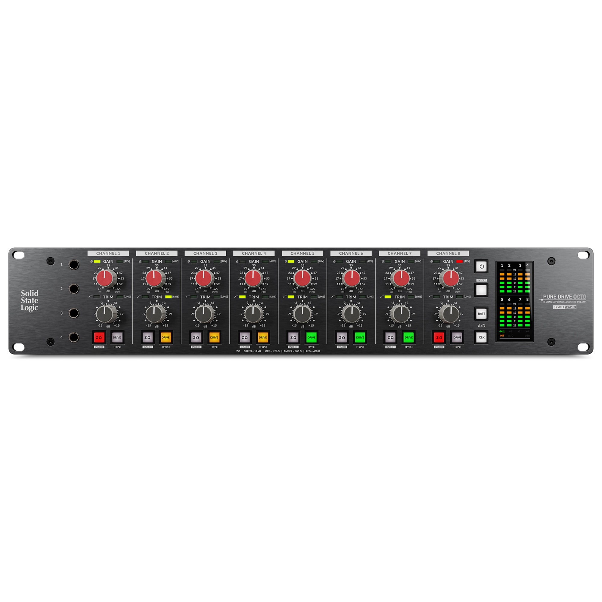 Solid State Logic PureDrive Octo 8 Channel Mic Pre