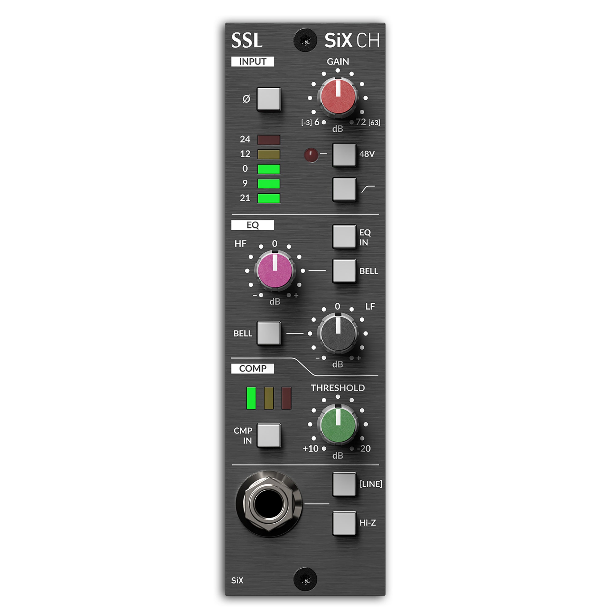 Solid State Logic SiX Channel Strip 500 Series