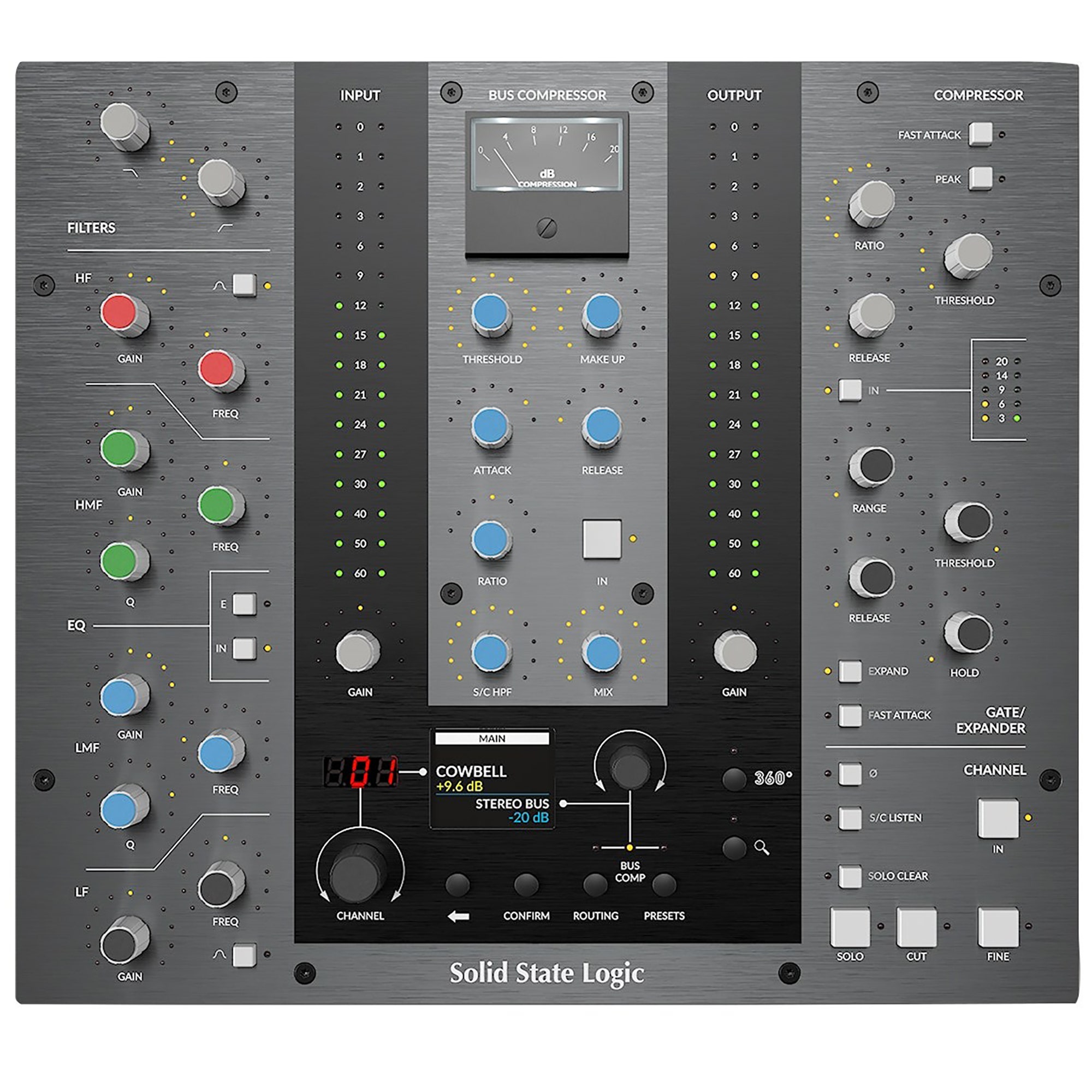 SSL UC1 Hardware Controller For SSL Plug-Ins