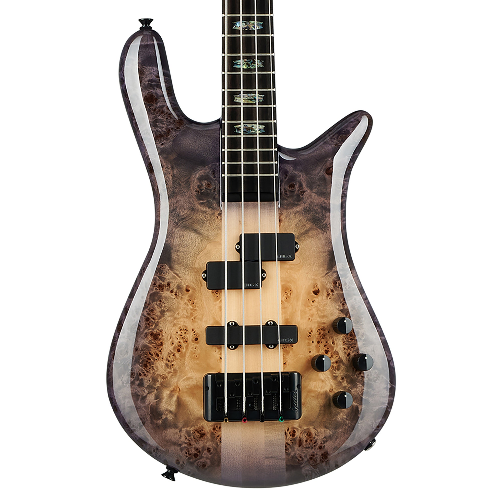 Spector Euro 4 Custom Bass Guitar with Bag Natural Violet Burst Gloss