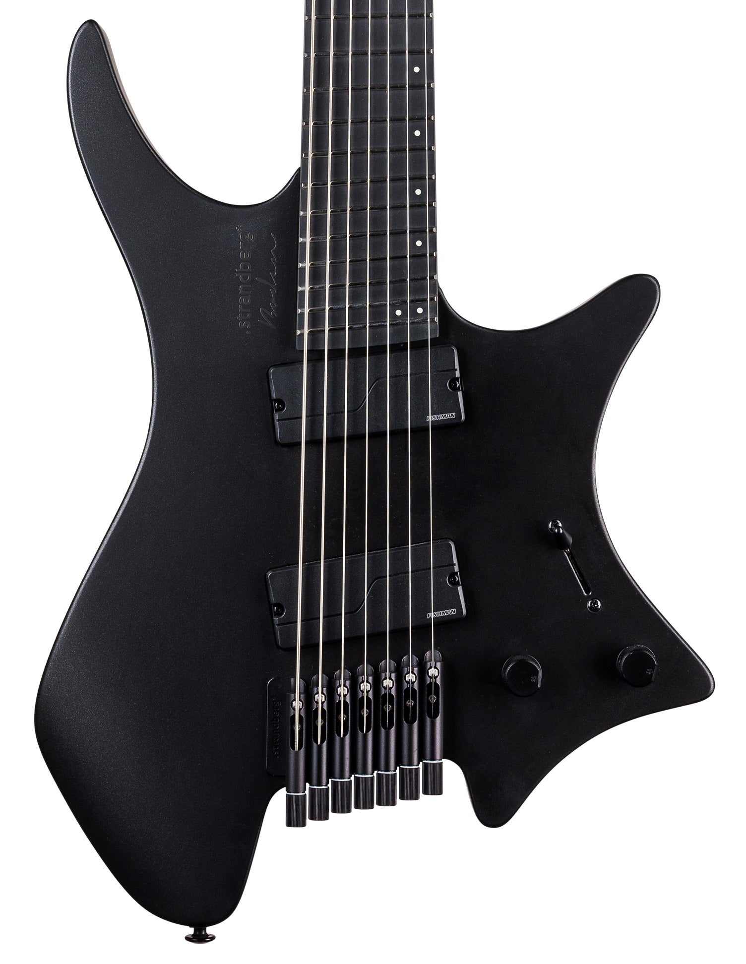 Strandberg Boden Metal NX 7 7-String Guitar Black Granite with Gig Bag