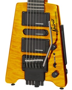 Steinberger Exclusive GT Pro Quilt Deluxe Guitar with Bag Trans Amber