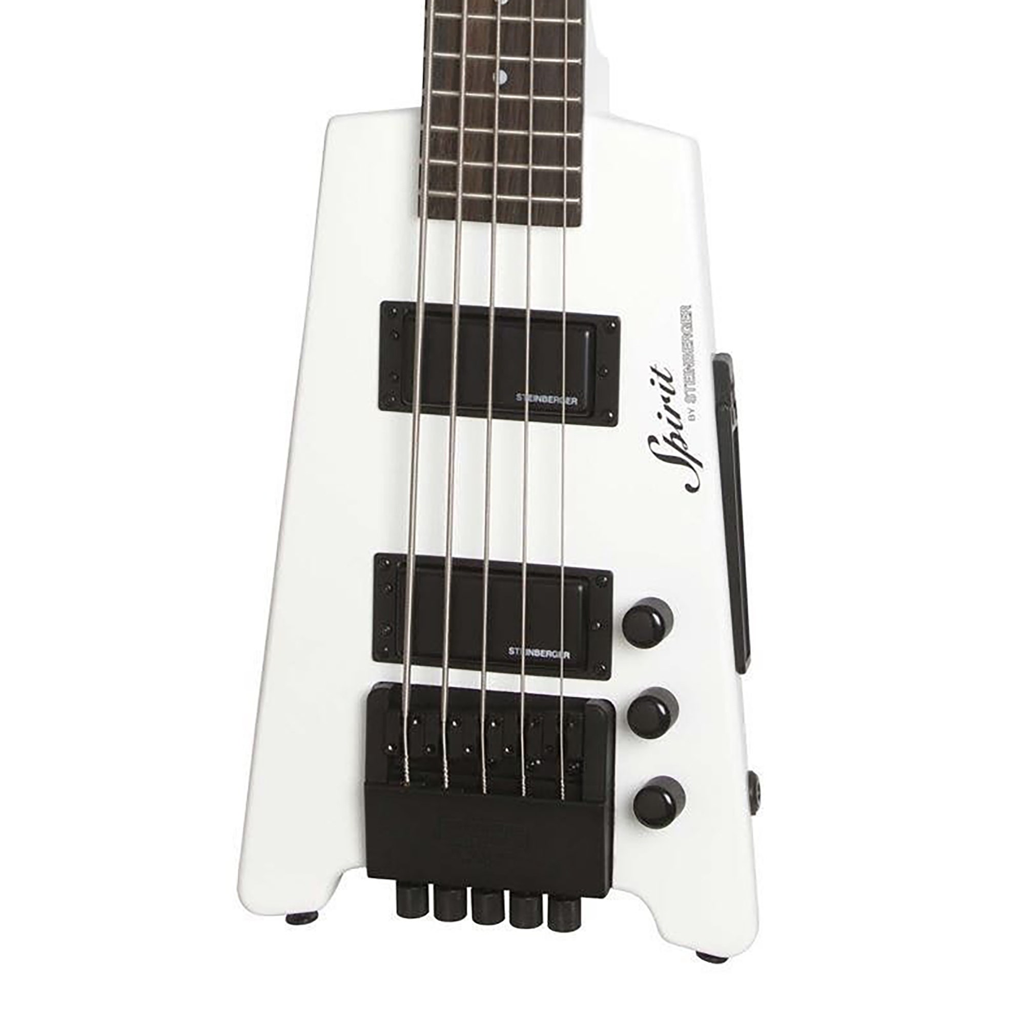 Steinberger Spirit XT25 Standard 5 String Bass White with Deluxe Bag