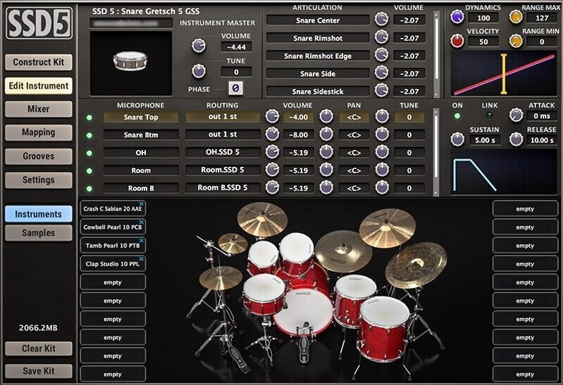 Steven Slate Drums 5 Drum Plug-In Software - Download