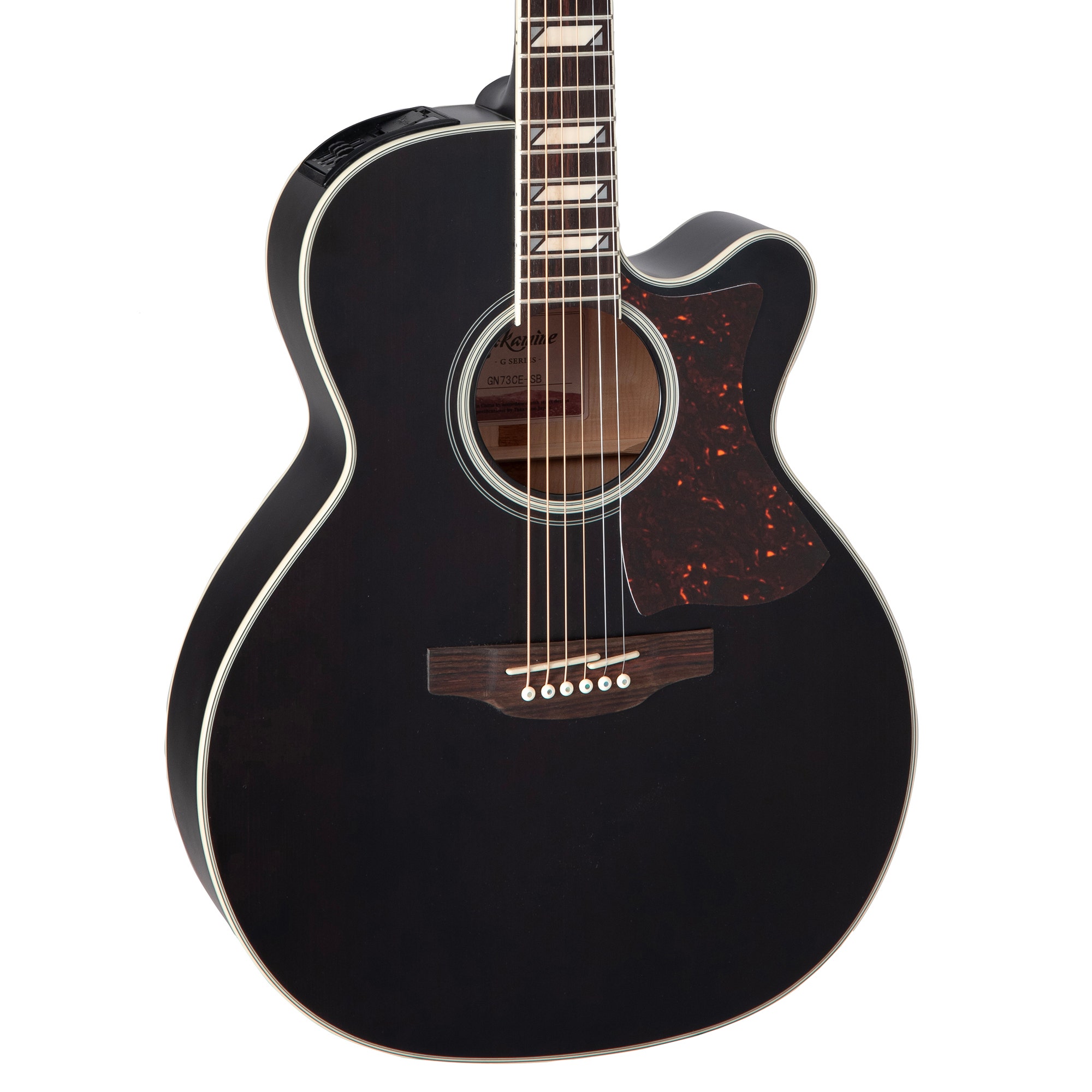 Takamine GN73CE Acoustic Electric Guitar with Bag Satin Black