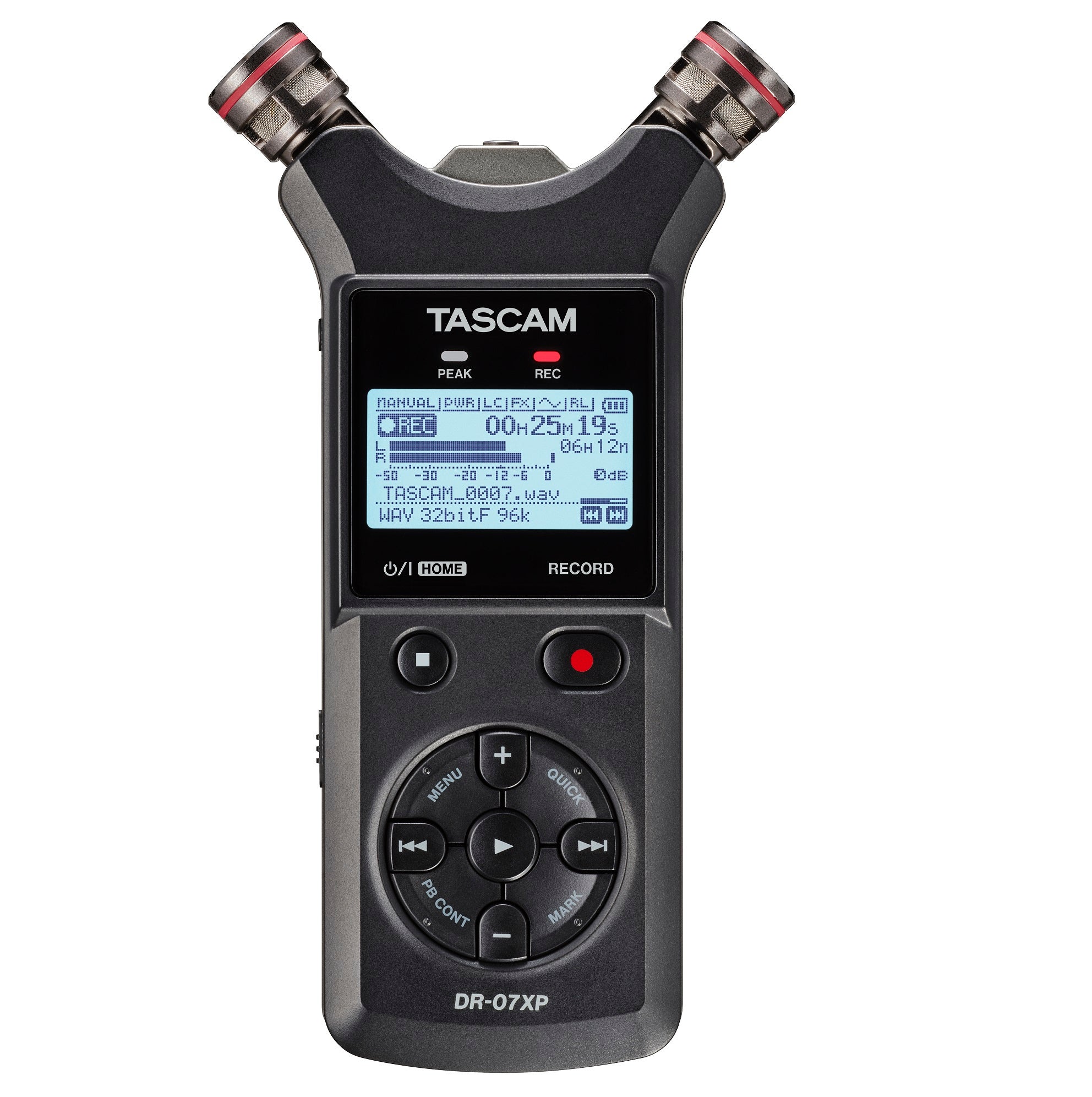 TASCAM DR-07XP 32-bit Portable Digital Audio Recorder