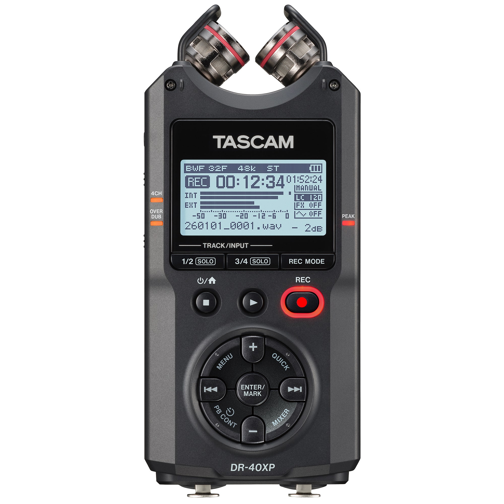 TASCAM DR-40XP 32-bit Four Track Handheld Recorder