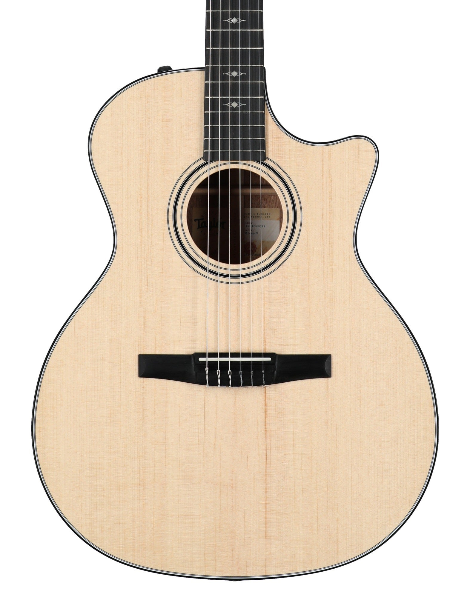 Taylor 314ce-N Nylon Grand Auditorium Acoustic Electric Guitar with Case