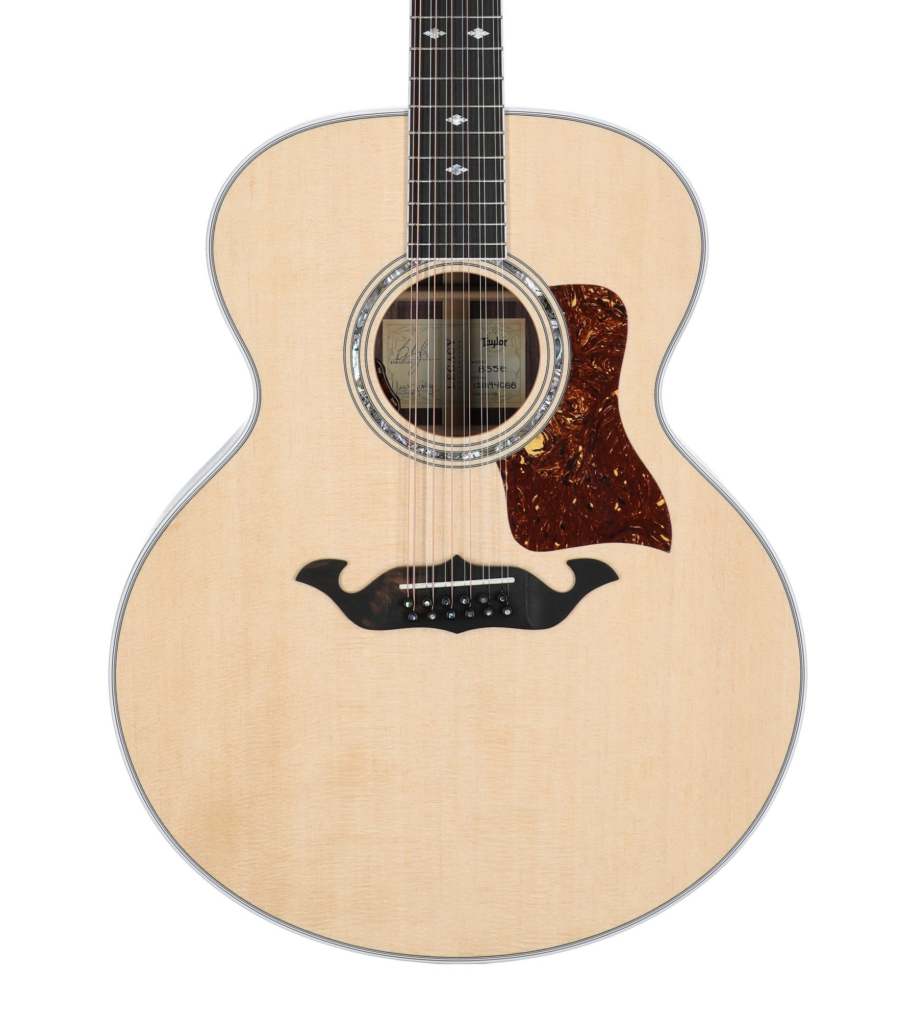 Taylor 855e Jumbo 12-String Acoustic Electric Guitar