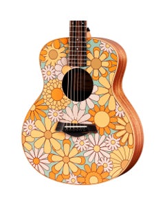 Taylor GS Mini-e Special Edition Floral Blue with Bag
