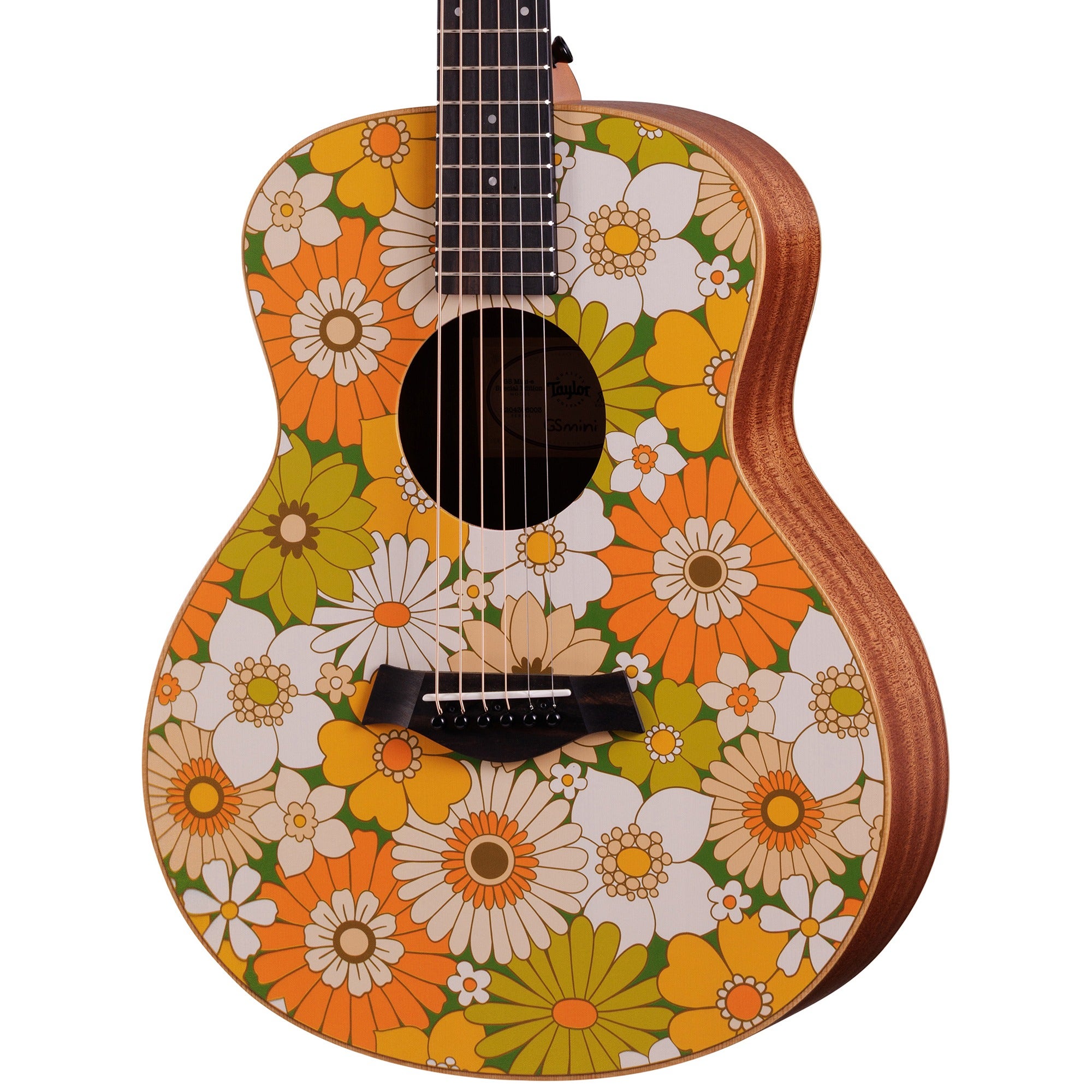 Taylor GS Mini-e Special Edition Floral Green with Bag