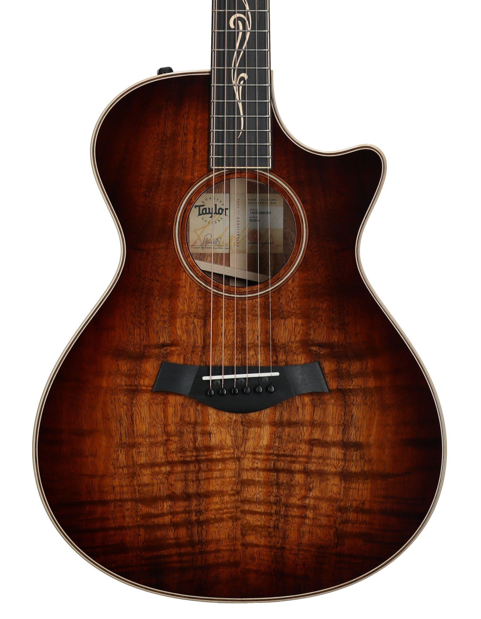 Taylor K22ce Grand Concert Acoustic Electric Guitar with Case
