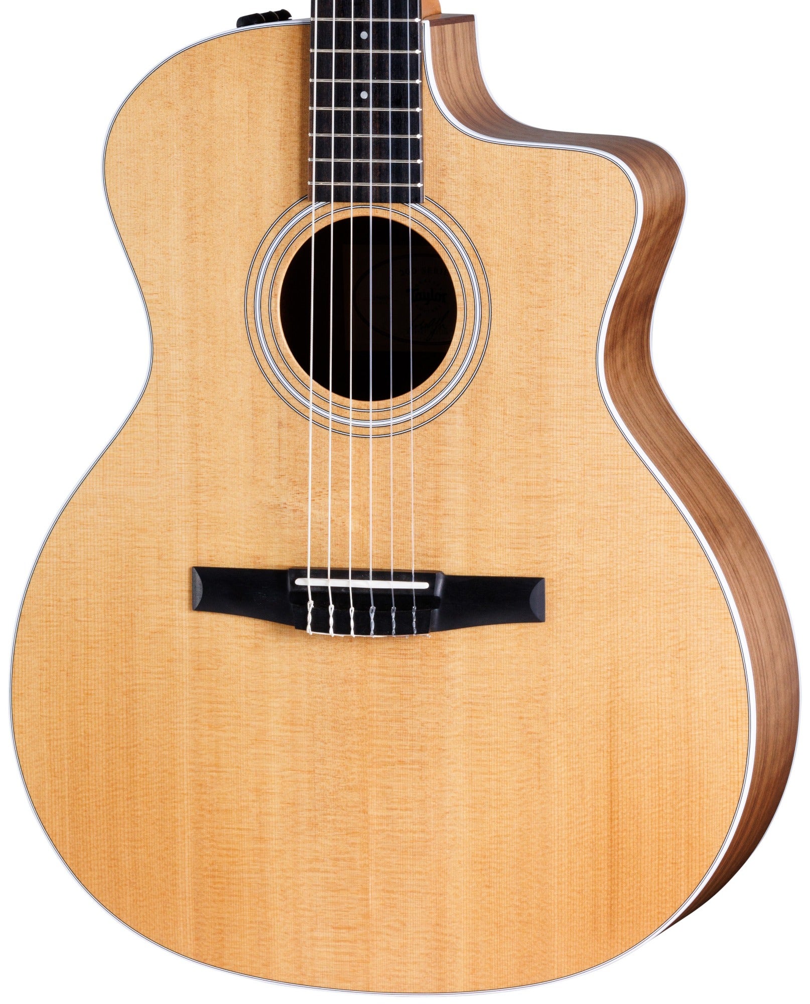 Taylor 214ce-N Nylon Grand Auditorium Acoustic Electric Guitar with Gig Bag