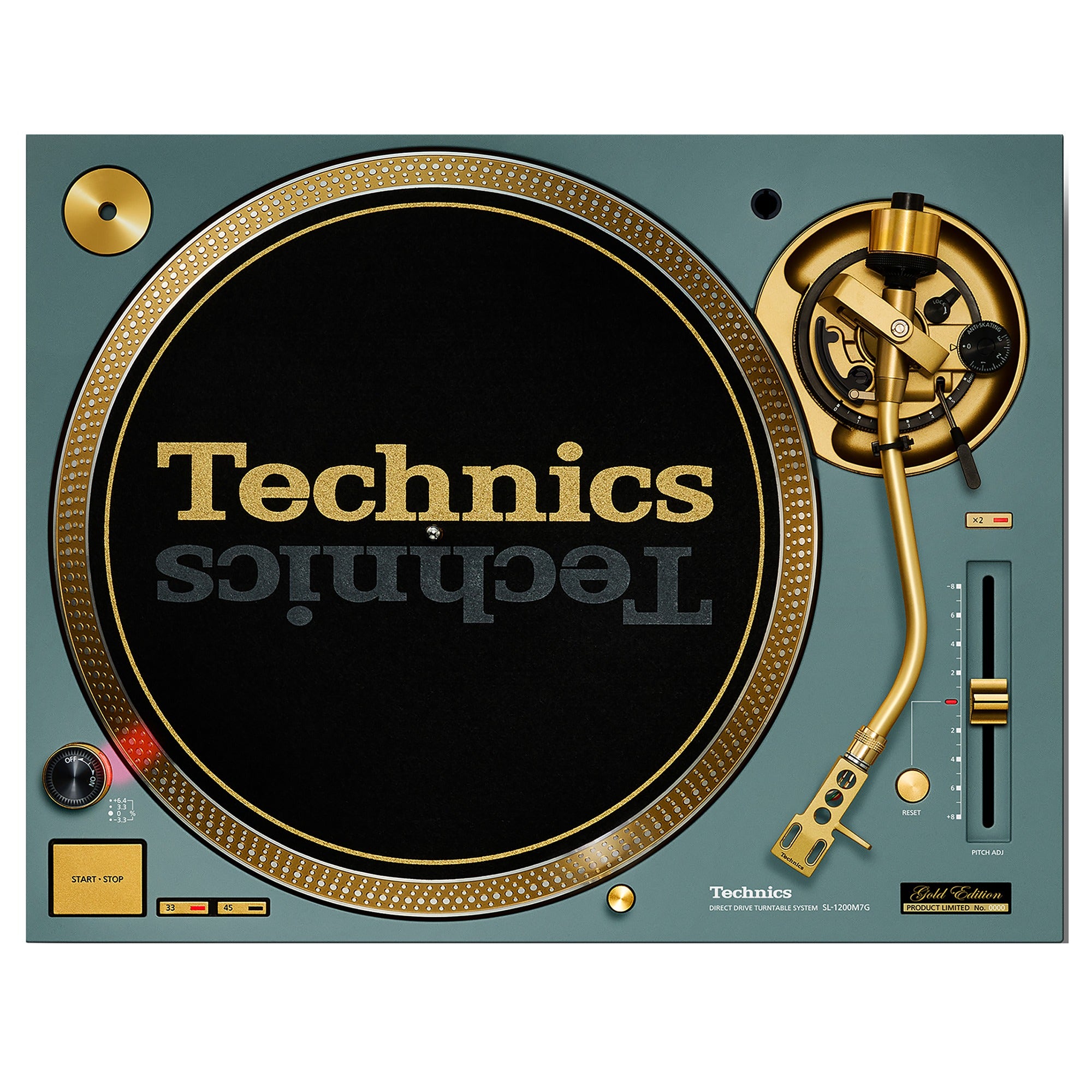 Technics SL1200M7G Direct Drive Turntable in Green