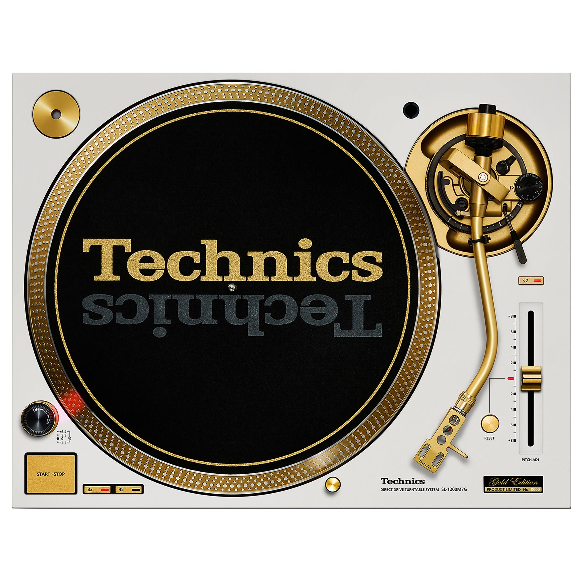 Technics SL1200M7G Direct Drive Turntable in White