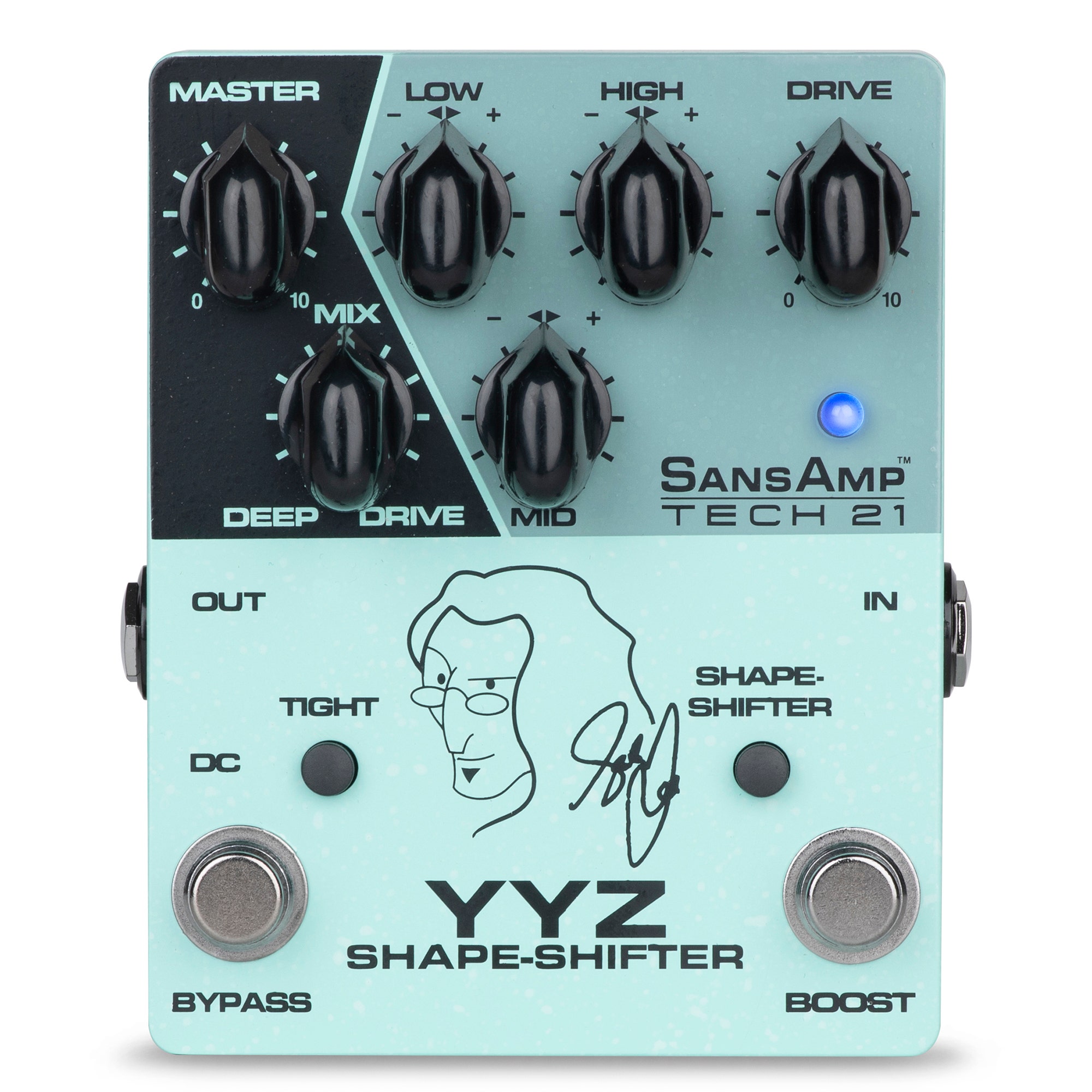 Tech 21 YZZ Geddy Lee Signature SansAmp Pedal