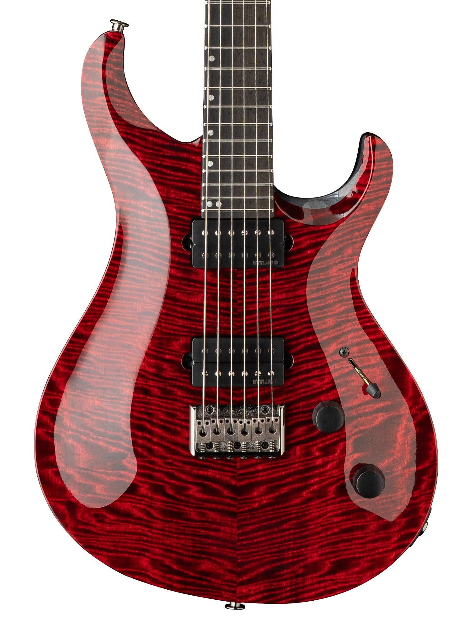 PRS Tekton Hard Tail Guitar Bloodstone Red Black Satin with Gig Bag