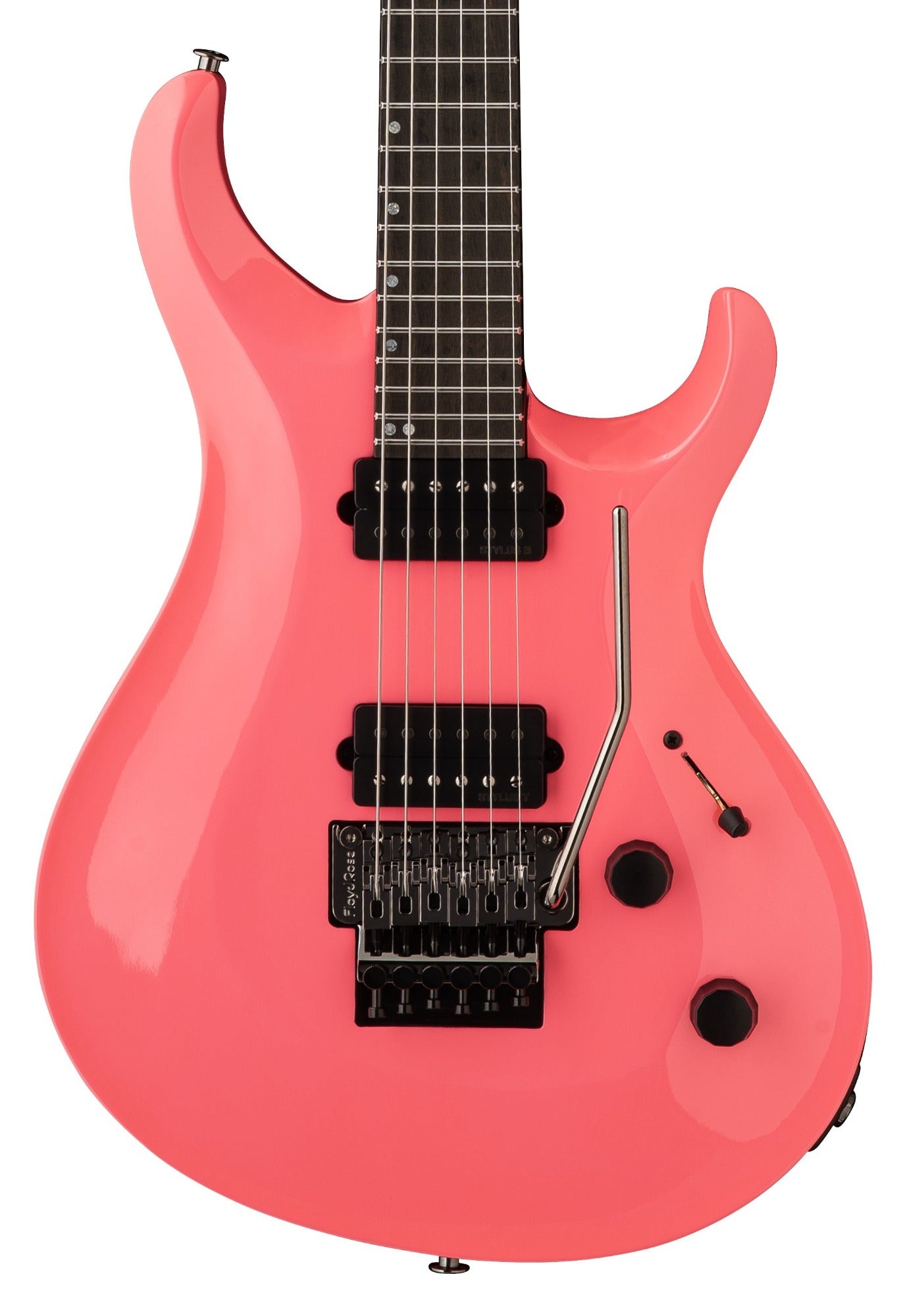 PRS Tekton Floyd Electric Guitar Hot Pink Black Satin Neck with Gig Bag