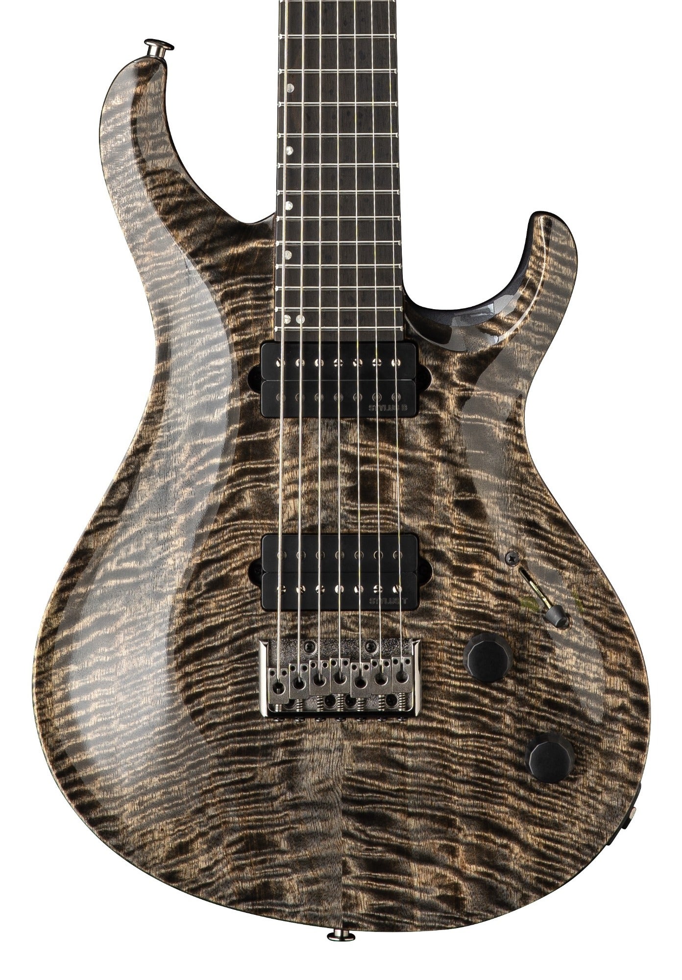 PRS Tekton SVN 7-String Electric Guitar with Gig Bag Black Tourmaline