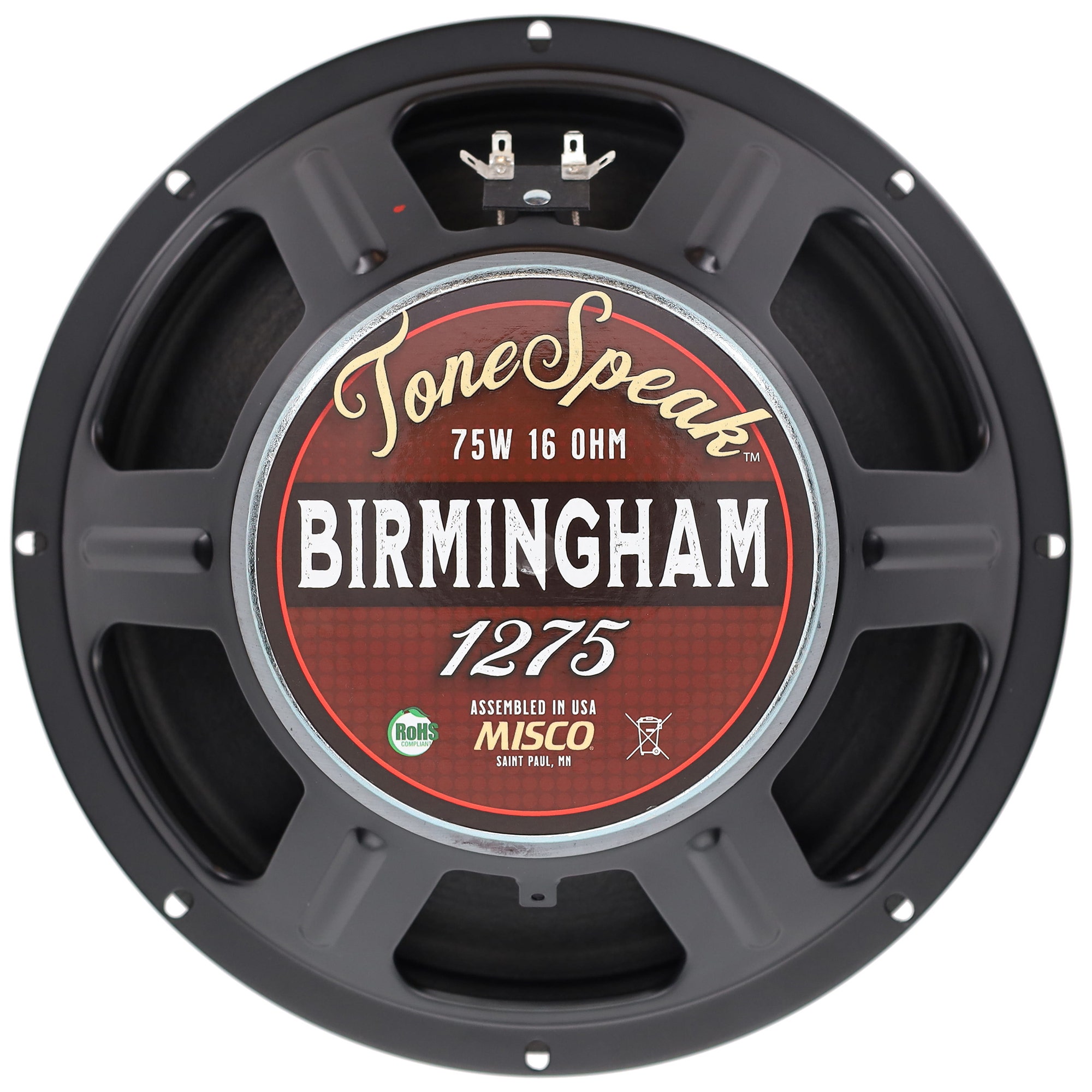 ToneSpeak Birmingham 1275 12 Inch Speaker 75 Watts