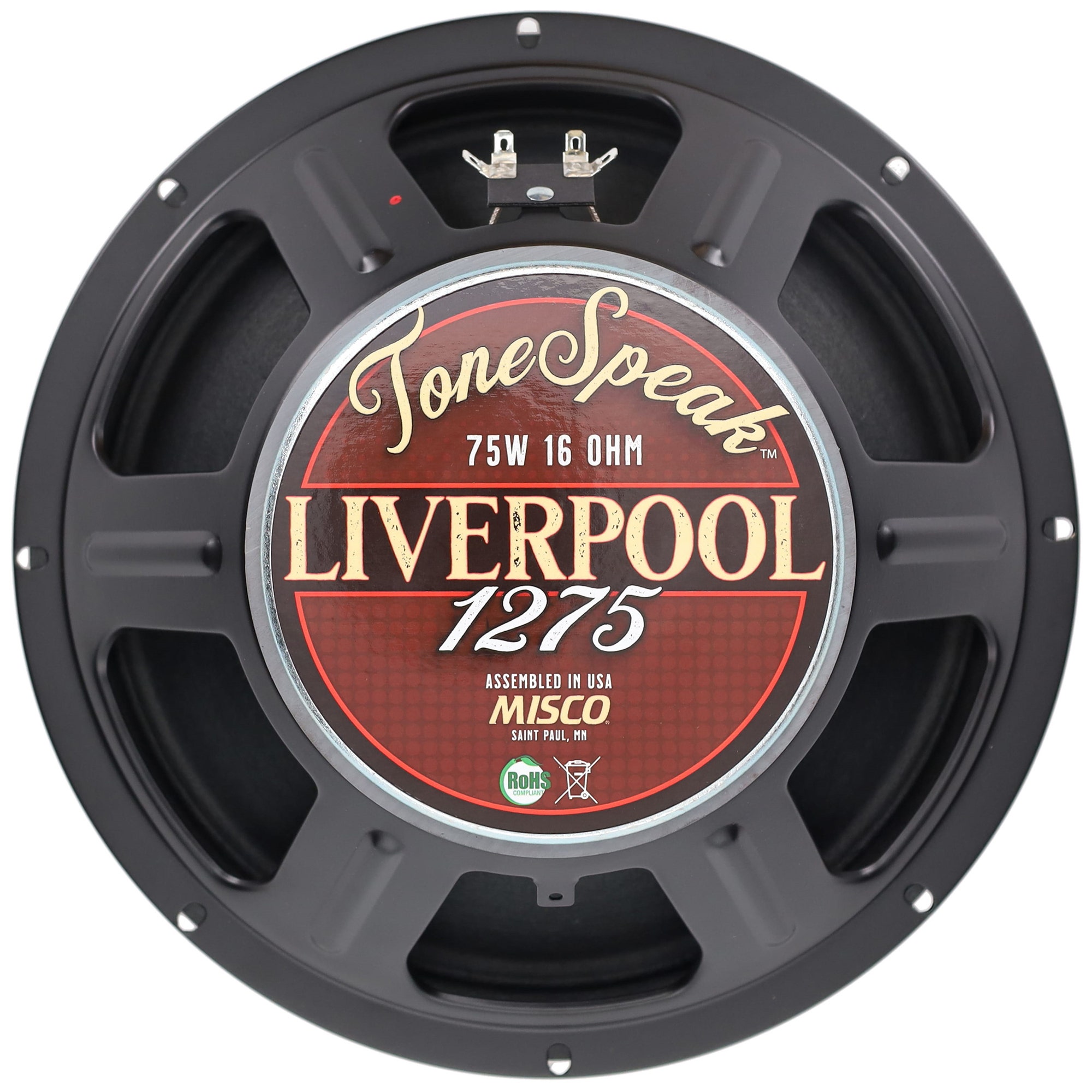 ToneSpeak Liverpool 1275 12 Inch Speaker 75 Watts