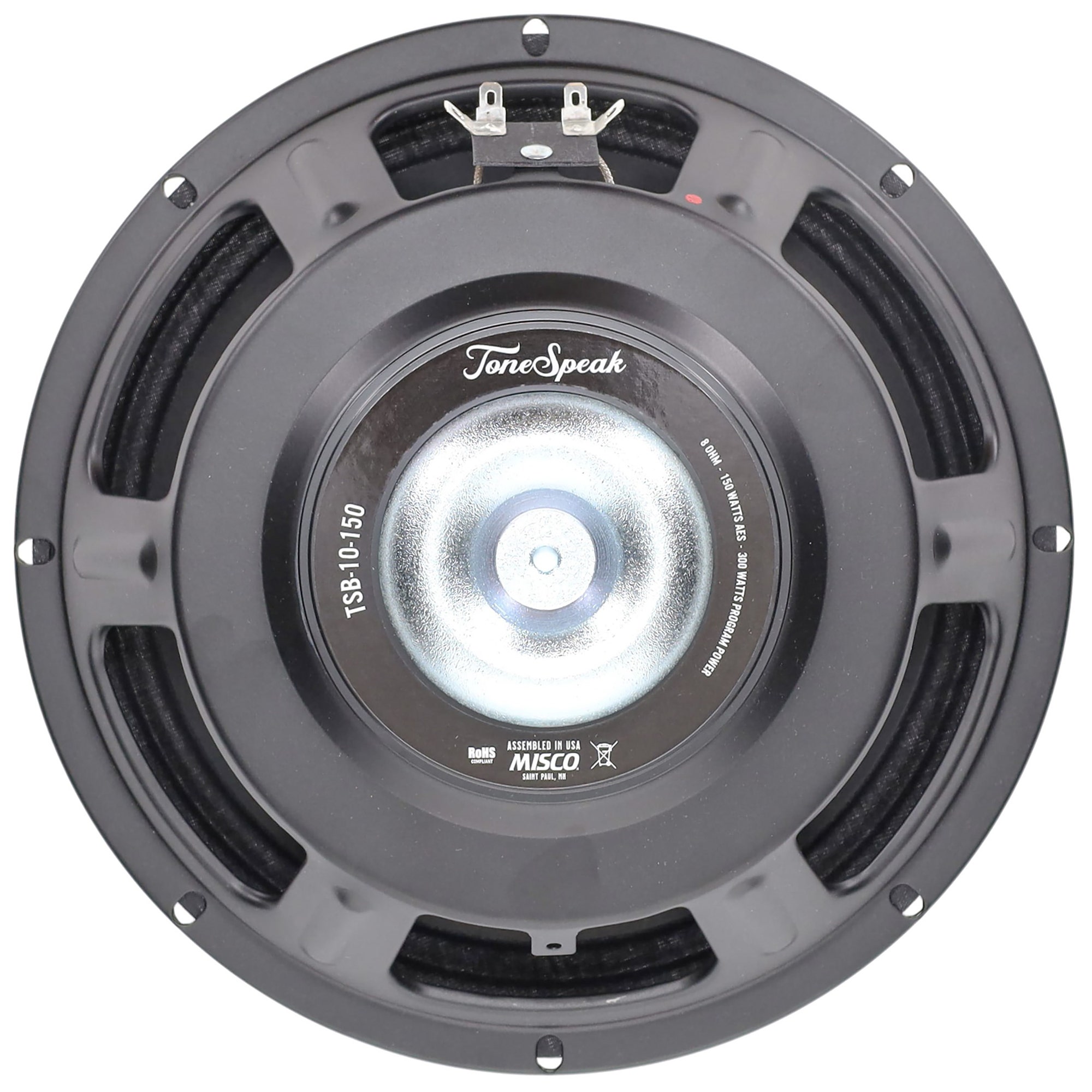 ToneSpeak TSB-10-150 10 Inch Bass Speaker 150 Watts 8 Ohms