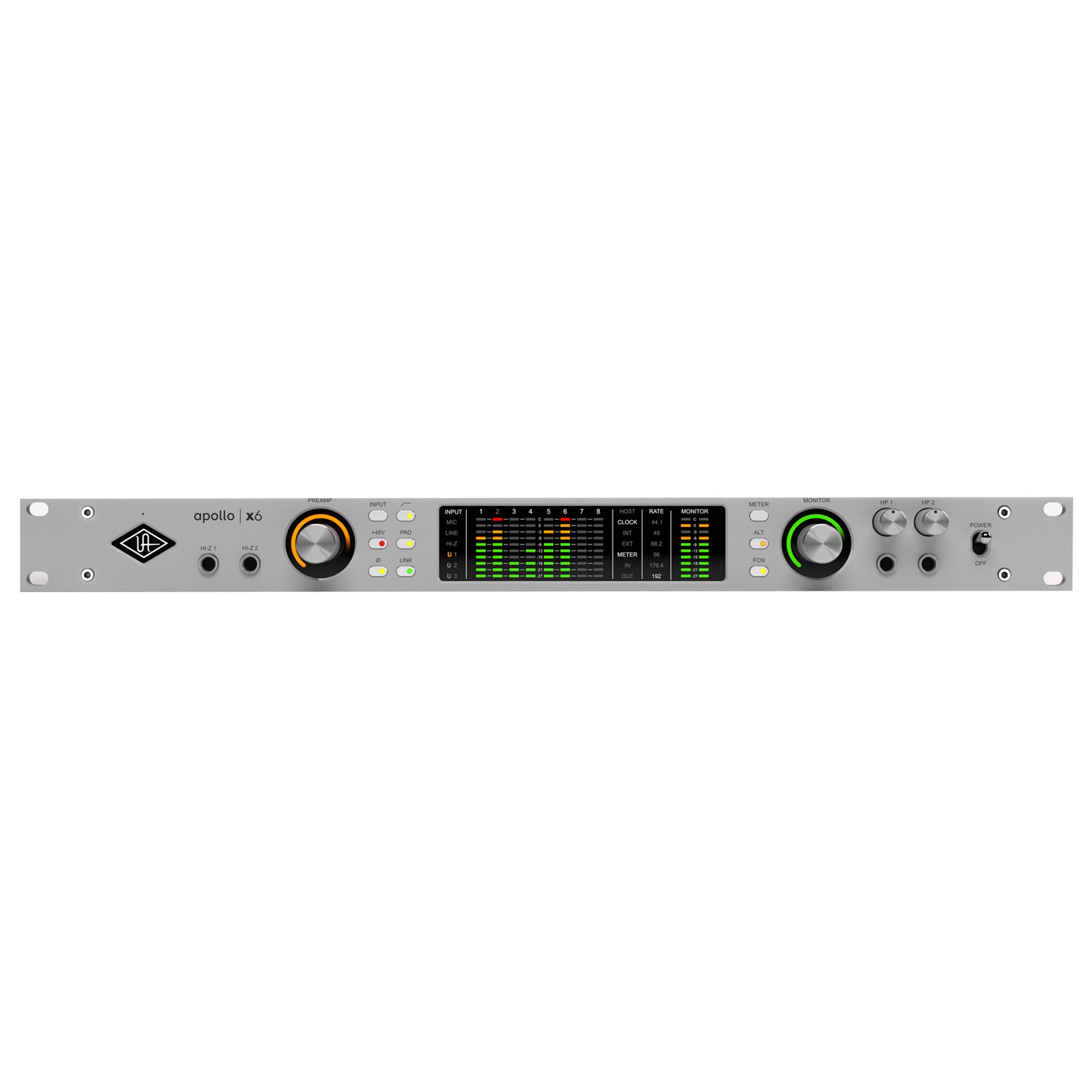 Universal Audio Apollo x6 Gen 2 Analog Classics Pro Thunderbolt Interface