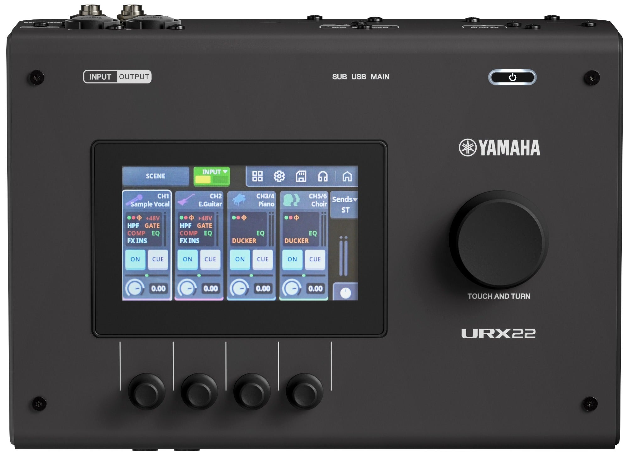 Yamaha URX22 USB Audio Interface with Touchscreen