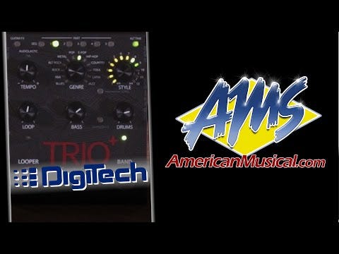 Digitech Trio Plus Band Creator with Guitar Looping Pedal