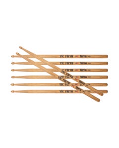 Vic Firth American Classic X5BT Terra Wood 4 Pair Drum Sticks