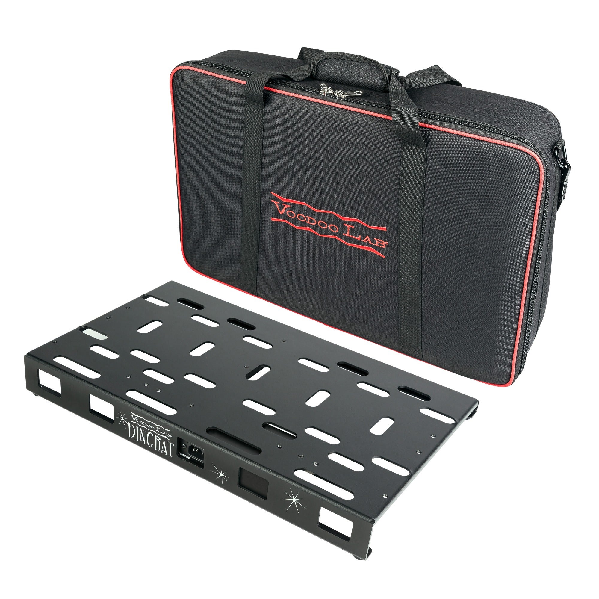 Voodoo Lab Dingbat Medium Pedalboard with Pedal Power 3