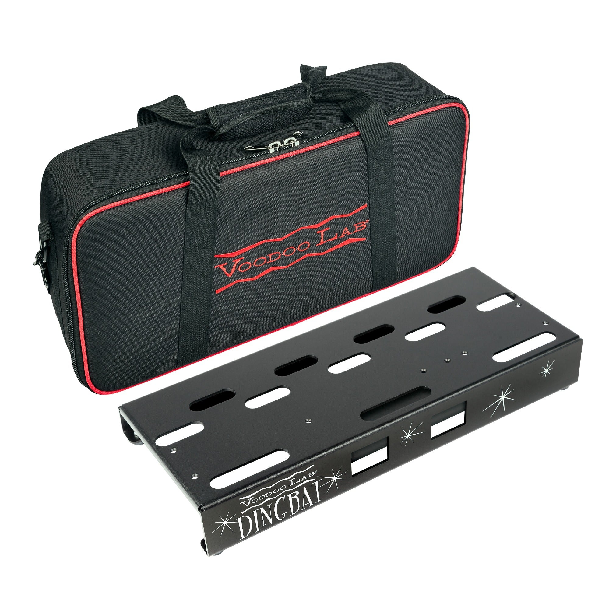 Voodoo Lab Dingbat Small Pedalboard with Pedal Power X8